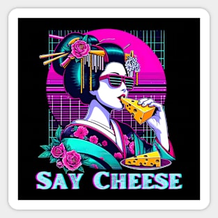 Cheese geisha Sticker